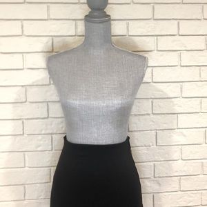 Black Stretch Pencil Skirt